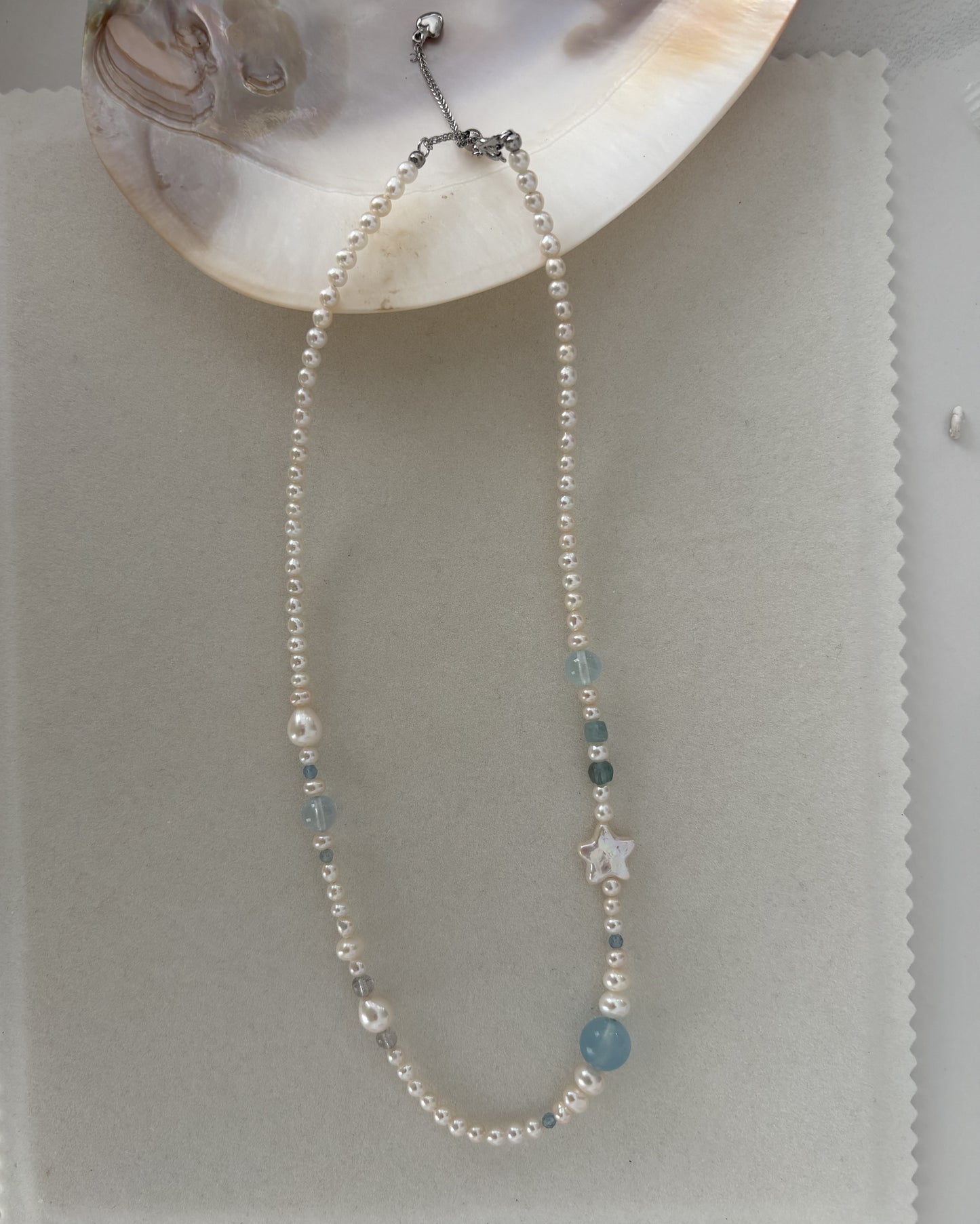 Handmade freshwater pearl lobster pendant/necklace