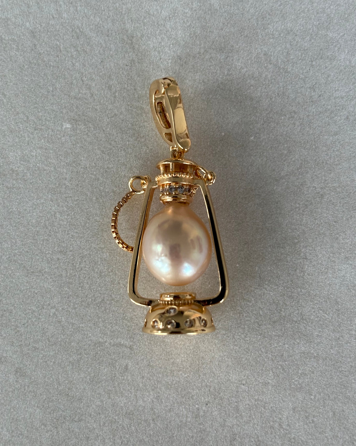 Freshwater Pearl Vintage Lantern Pendant