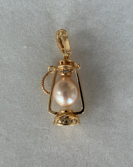 Freshwater Pearl Vintage Lantern Pendant